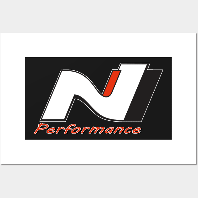 N Performance red Wall Art by CarEnthusast